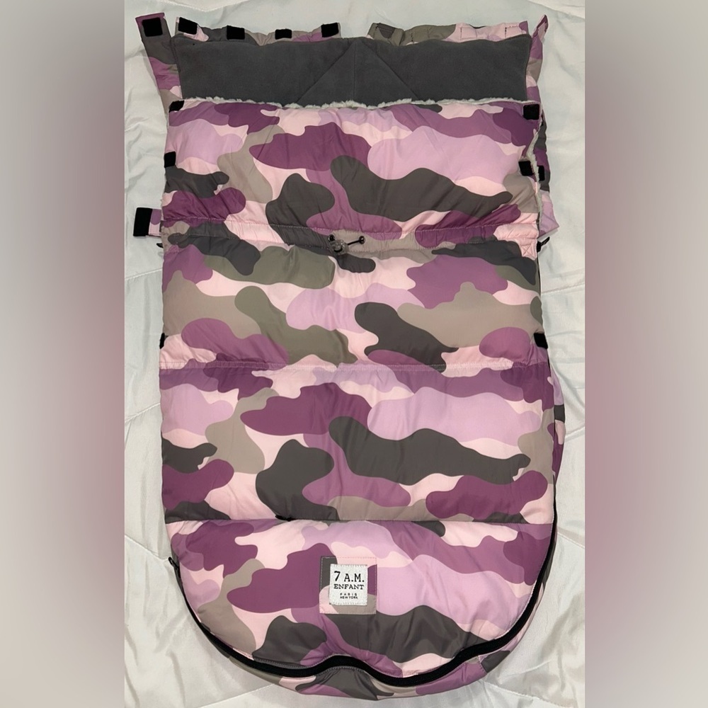 7 AM Enfant Lamb POD Stroller and Car seat Multicolor Pink Gray - Picture 2 of 4